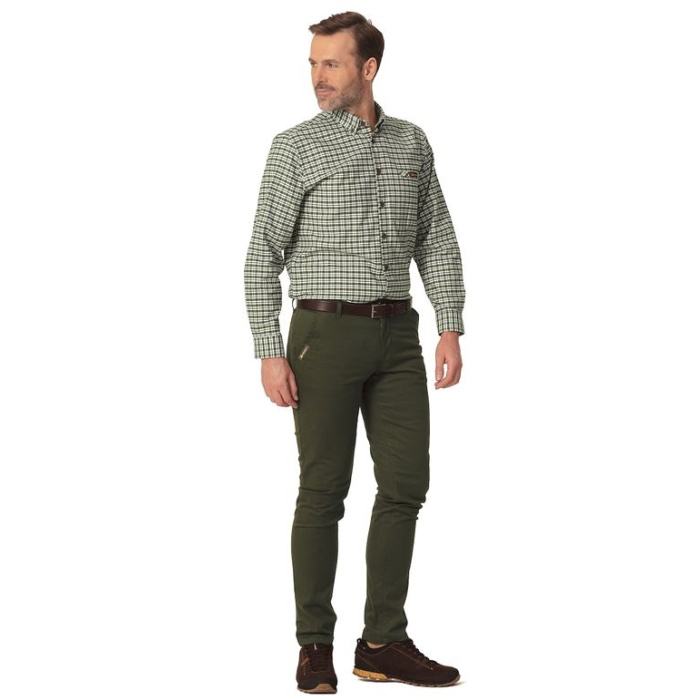 Spodnie męskie Tagart Trevor w zielonym kolorze